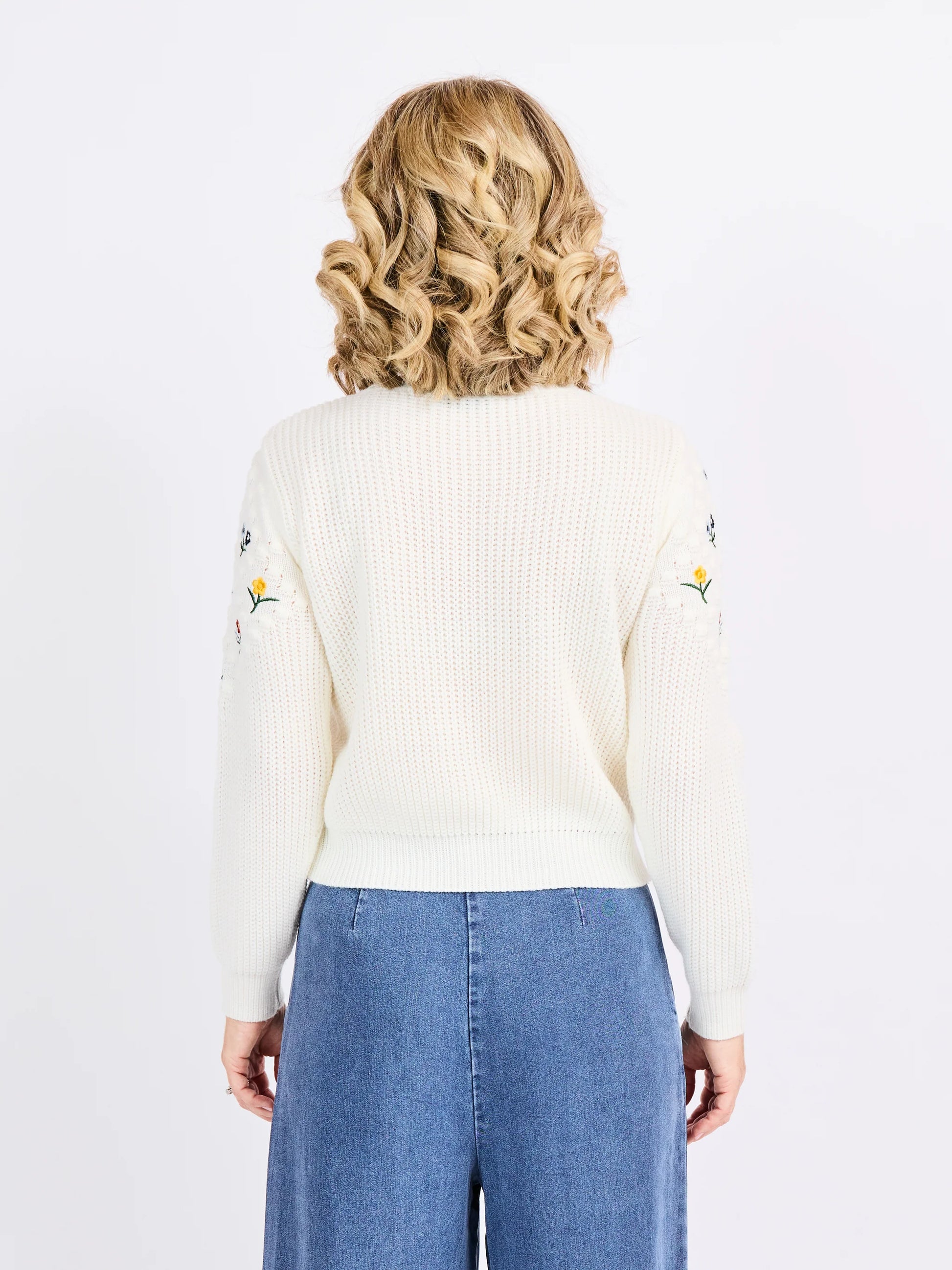 Sadie & Sage Bettie Embroidered Sweater