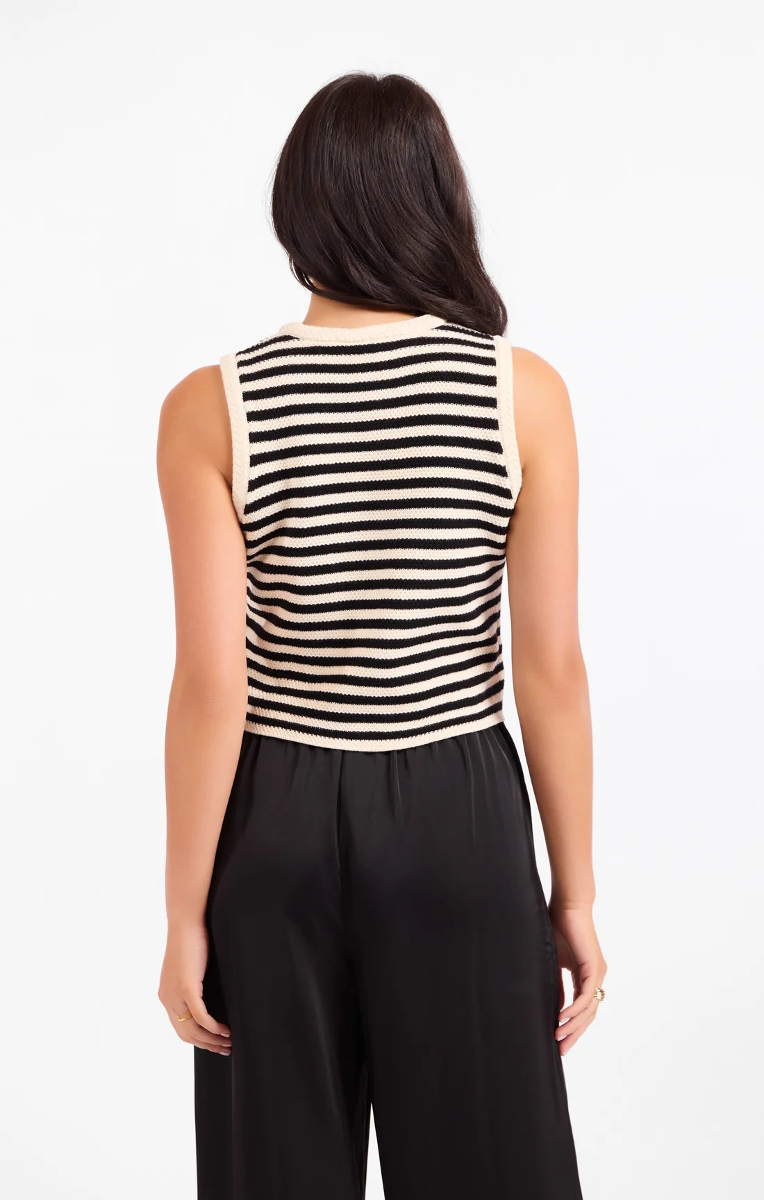 Sadie & Sage Manon Stripe Sweater Vest