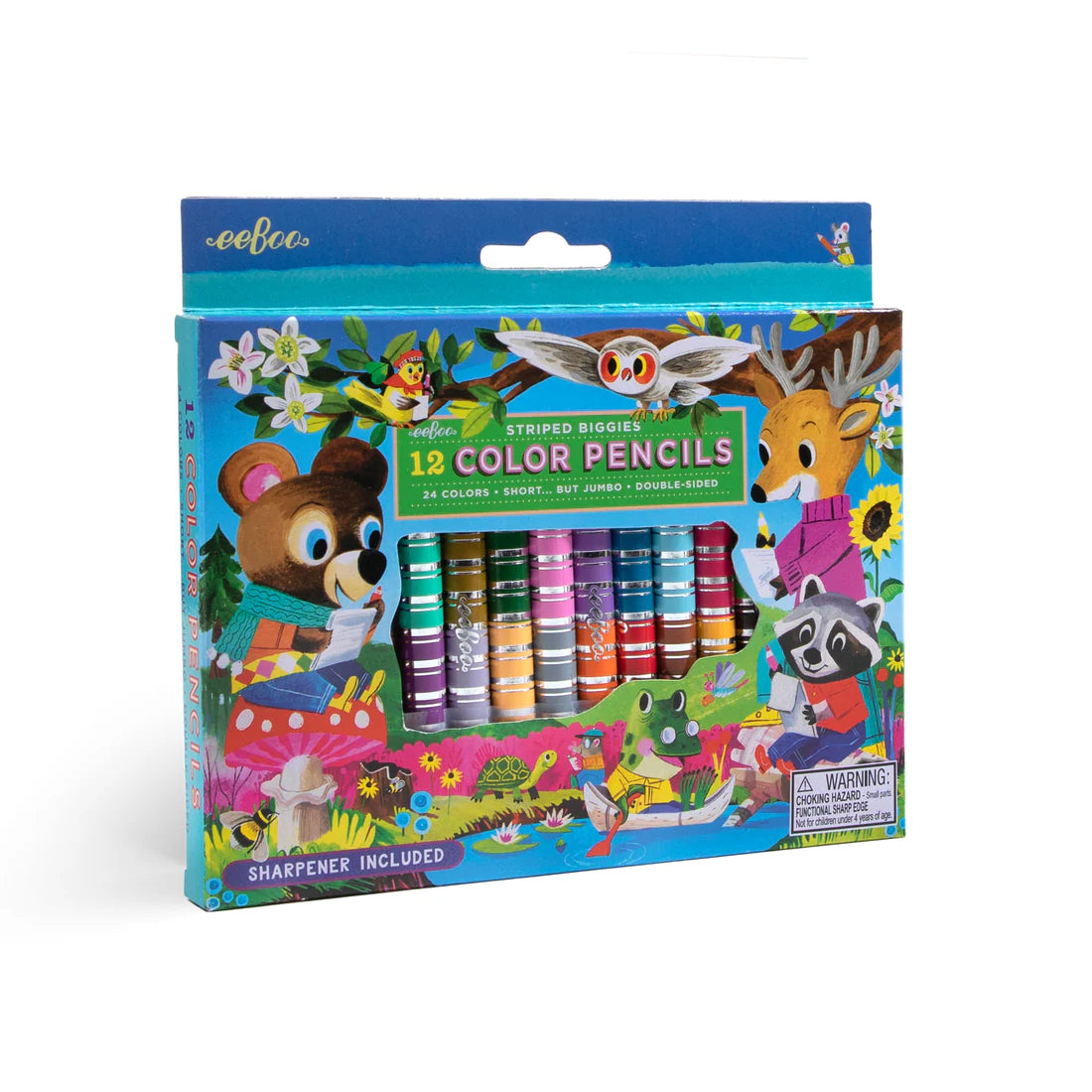 Woodland Friends 12 Double-Sided Biggie Pencil