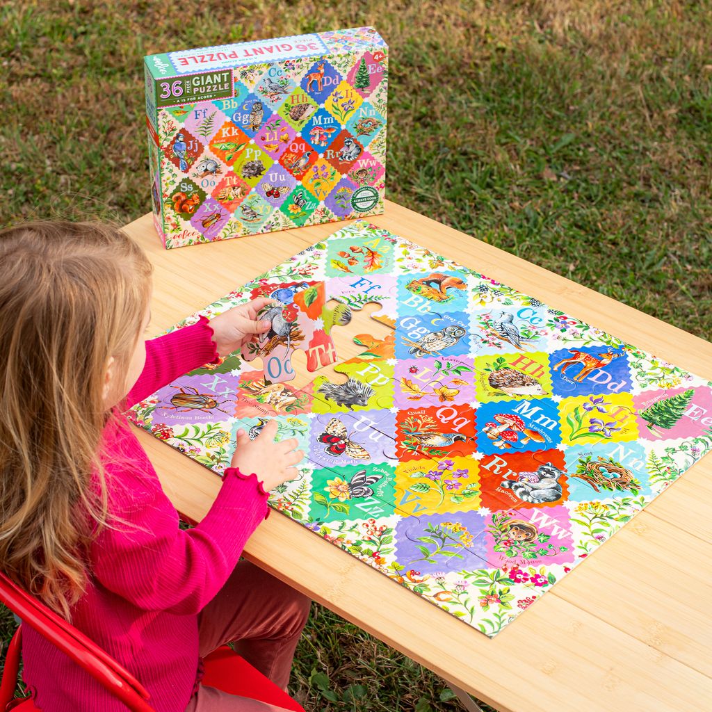 A is for Acorn 36 Piece Giant Alphabet Puzzle