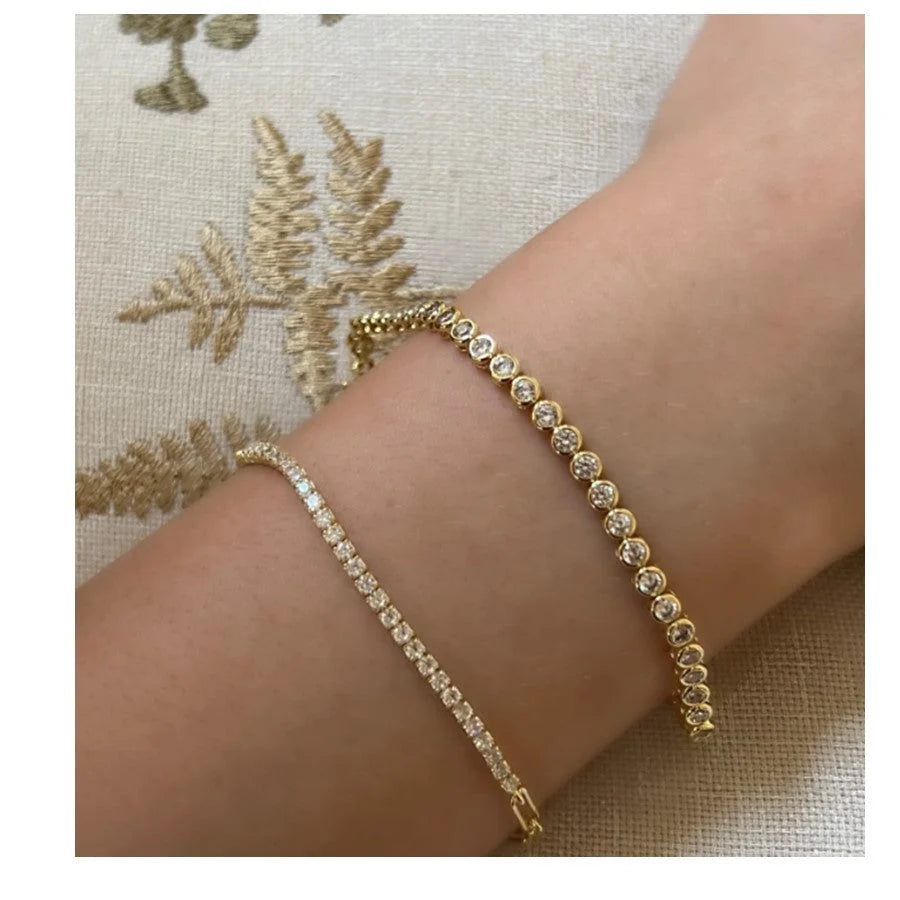 Athena Designs Bezel CZ Bracelet