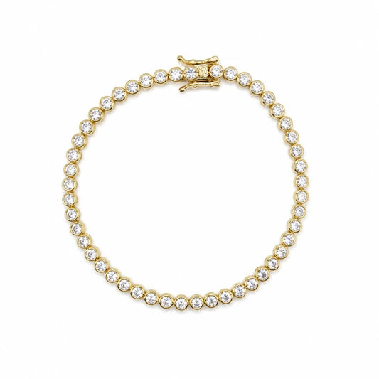 Athena Designs Bezel CZ Bracelet