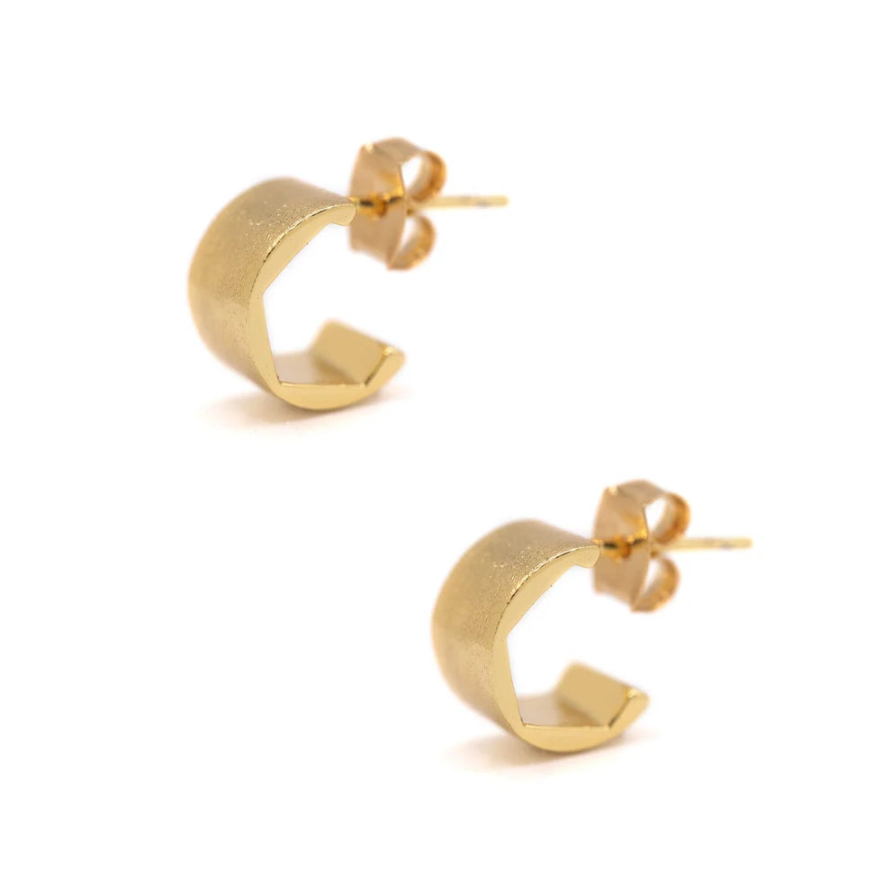 Athena Designs Curved Hoop Earrings