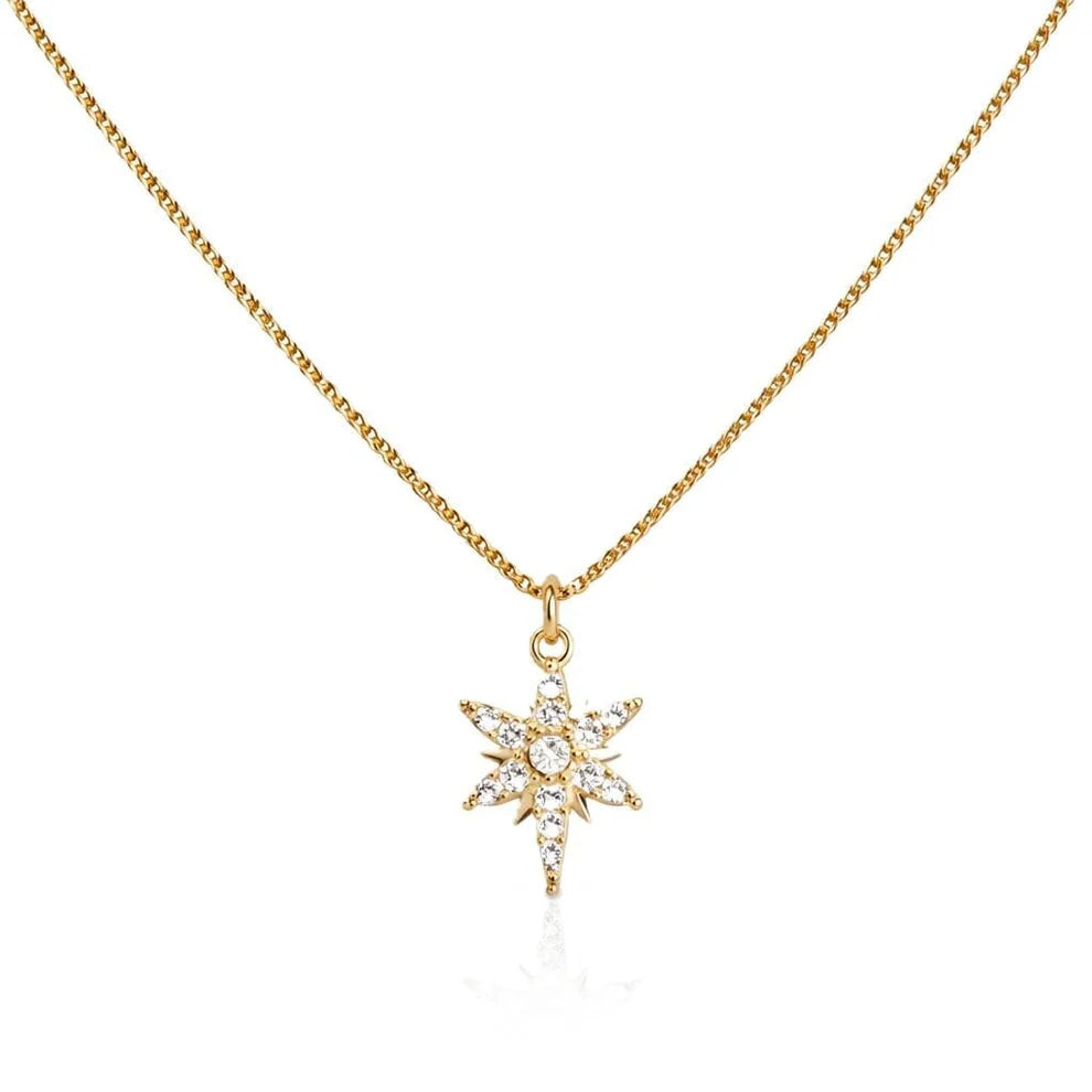 Athena Designs Dainty North Star Necklace