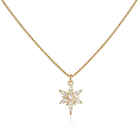 Athena Designs Dainty North Star Necklace