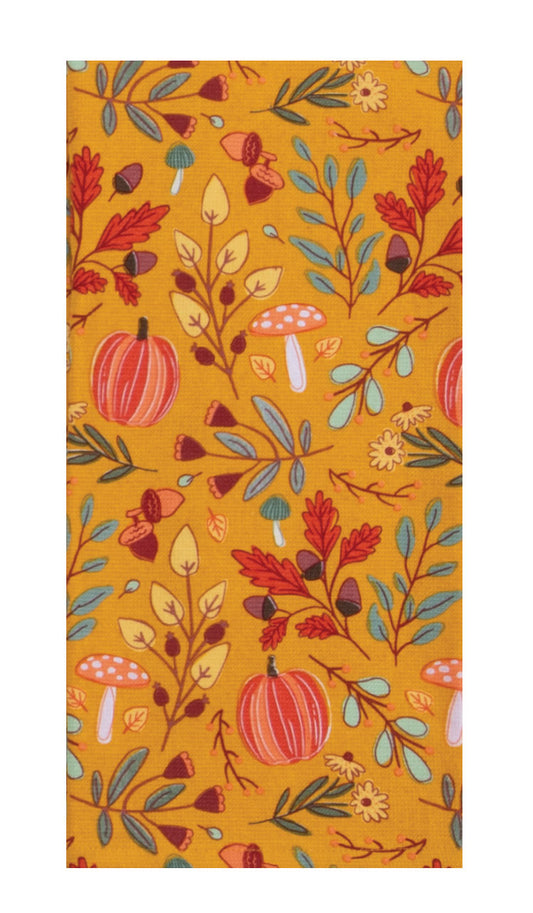 Autumn Spice Pumpkin Toss Dual Purpose Towel
