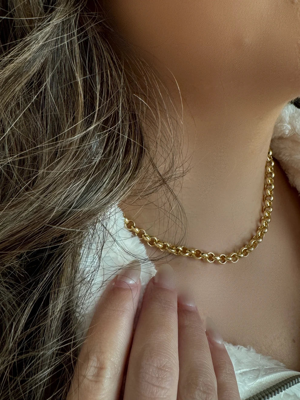 Athena Designs Chain: Gold Plated Rolo Chain