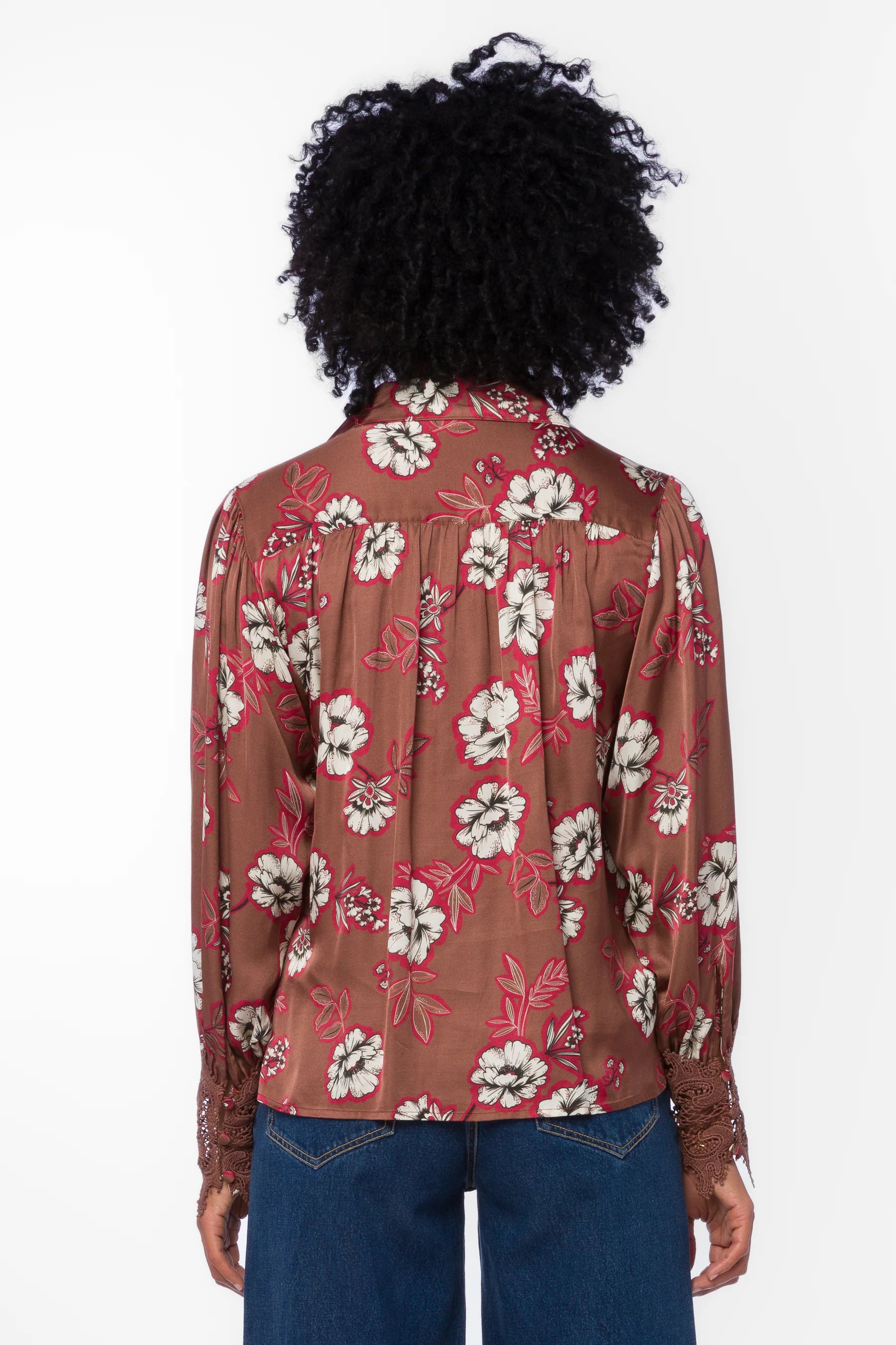 Velvet Heart Floral Jacobean Top