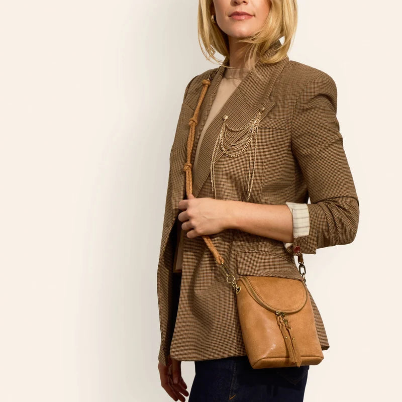 Hobo Fern Duo Crossbody Whiskey