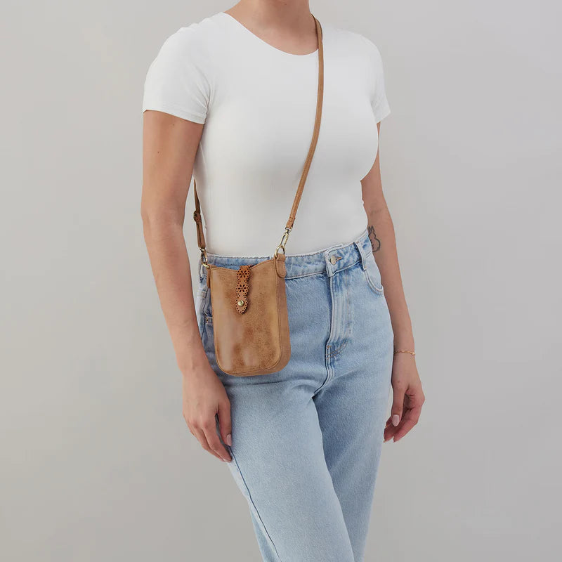 Hobo Tabby Phone Crossbody Whiskey