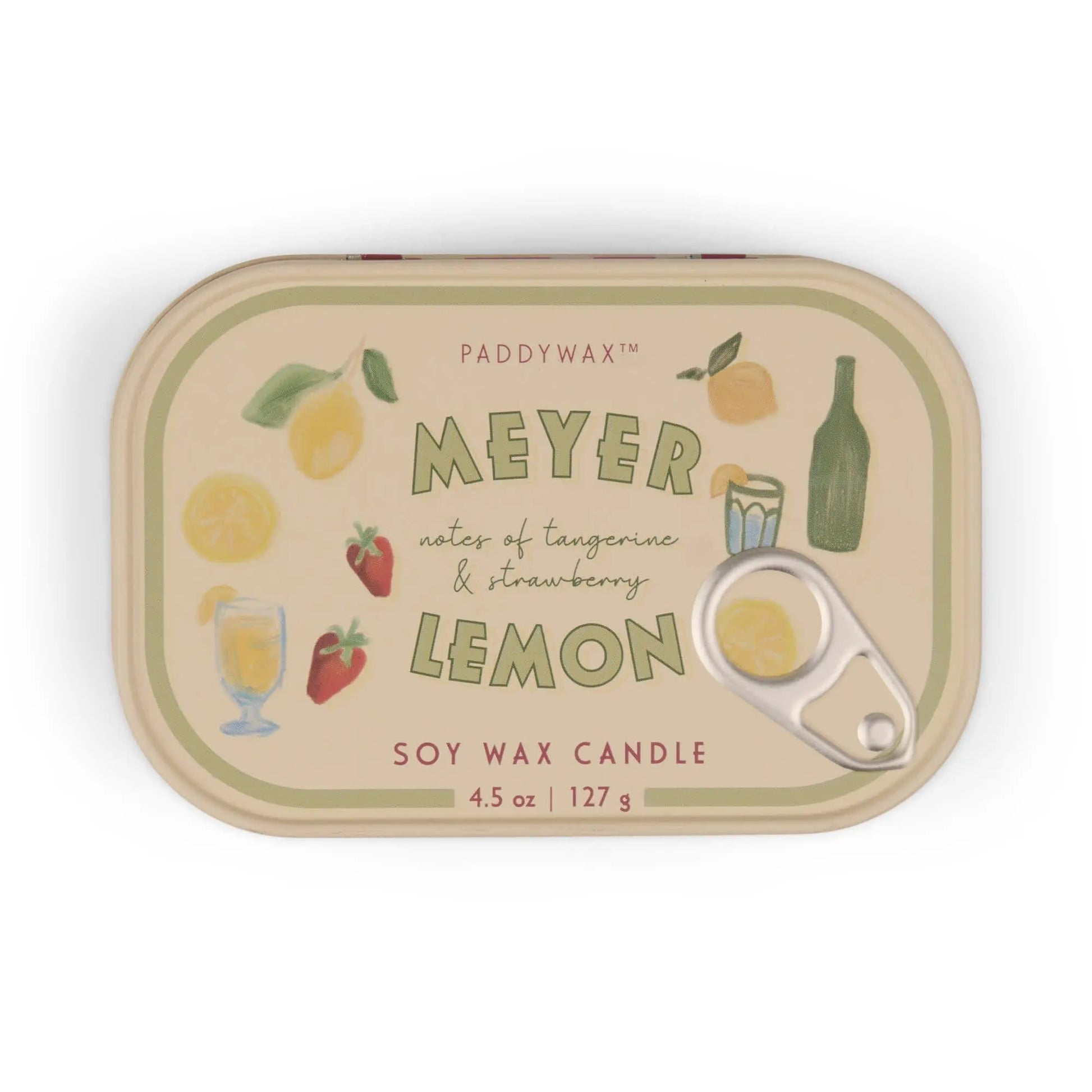 Bistro 4.5 oz Myer Lemon Tin Candle