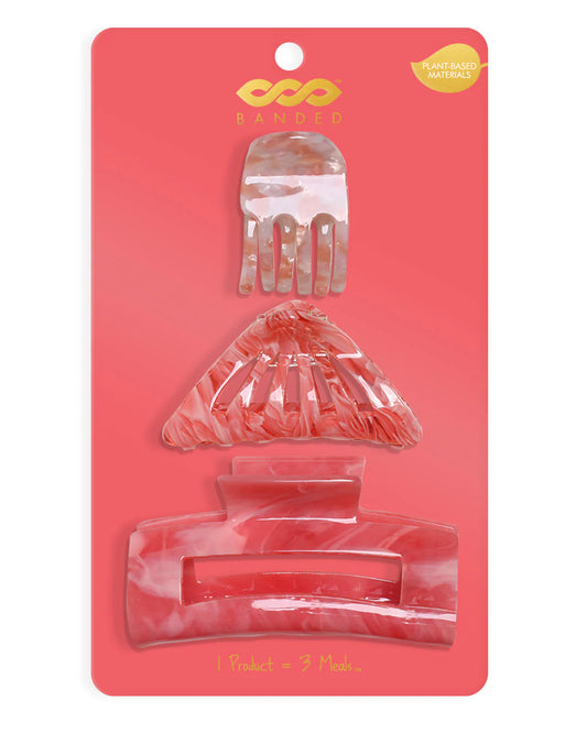 Coral Kiss - Color Theory Claw Clips
