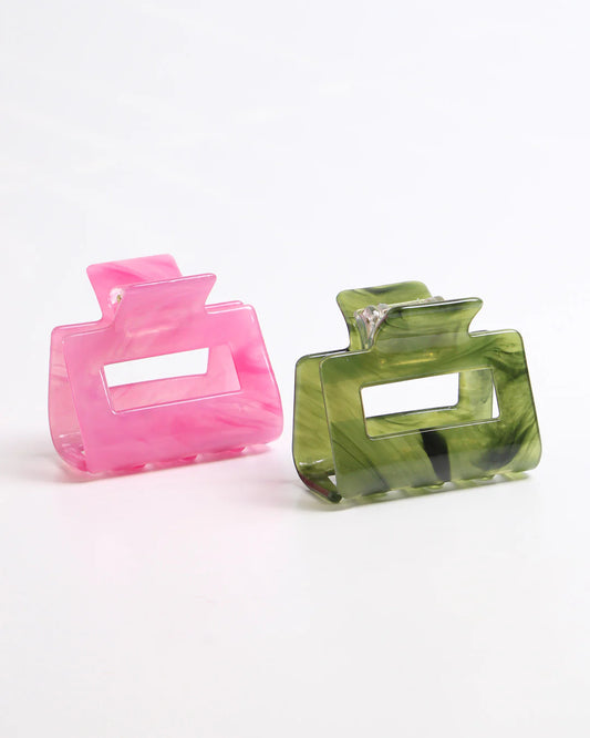 Hedge Rose Claw Clips