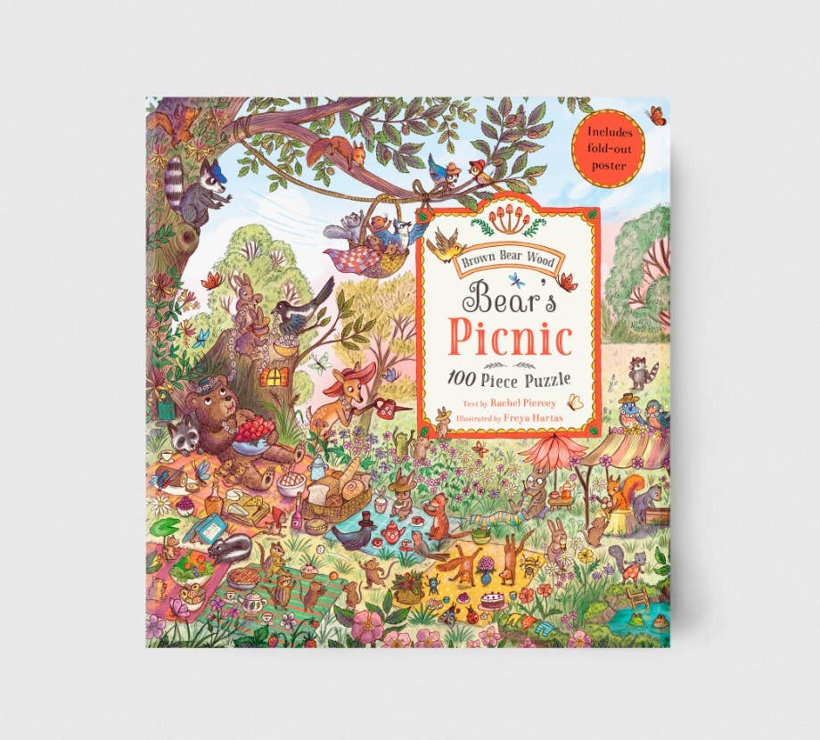 Bear's Picnic Puzzle: A Magical Woodland 100 Piece Puzzle