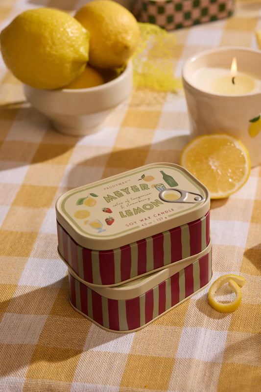 Bistro 4.5 oz Myer Lemon Tin Candle