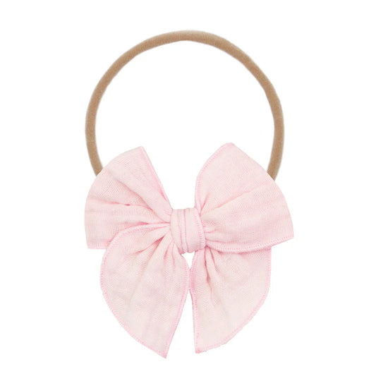 Blush Heirloom Bow Headband