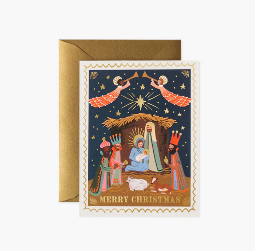 Boxed Set Of Christmas Nativity Cards