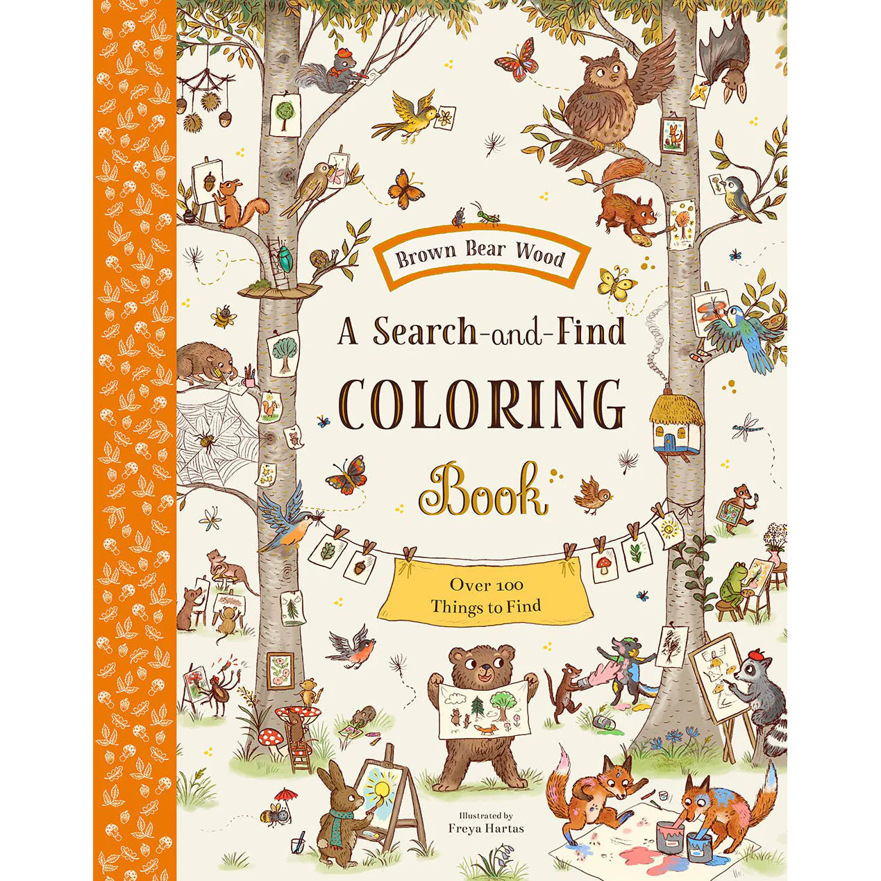 Brown Bear Wood: A Search-and-Find Coloring Book