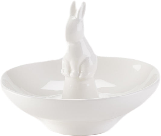 Bunny-Shallow Medium Serving Bowl