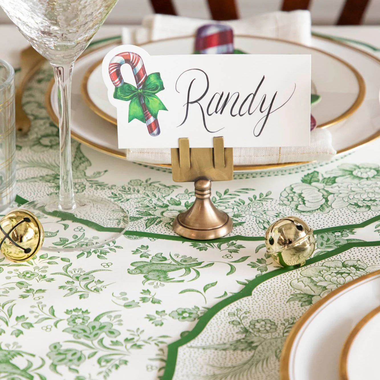 Candy Cane Place Card