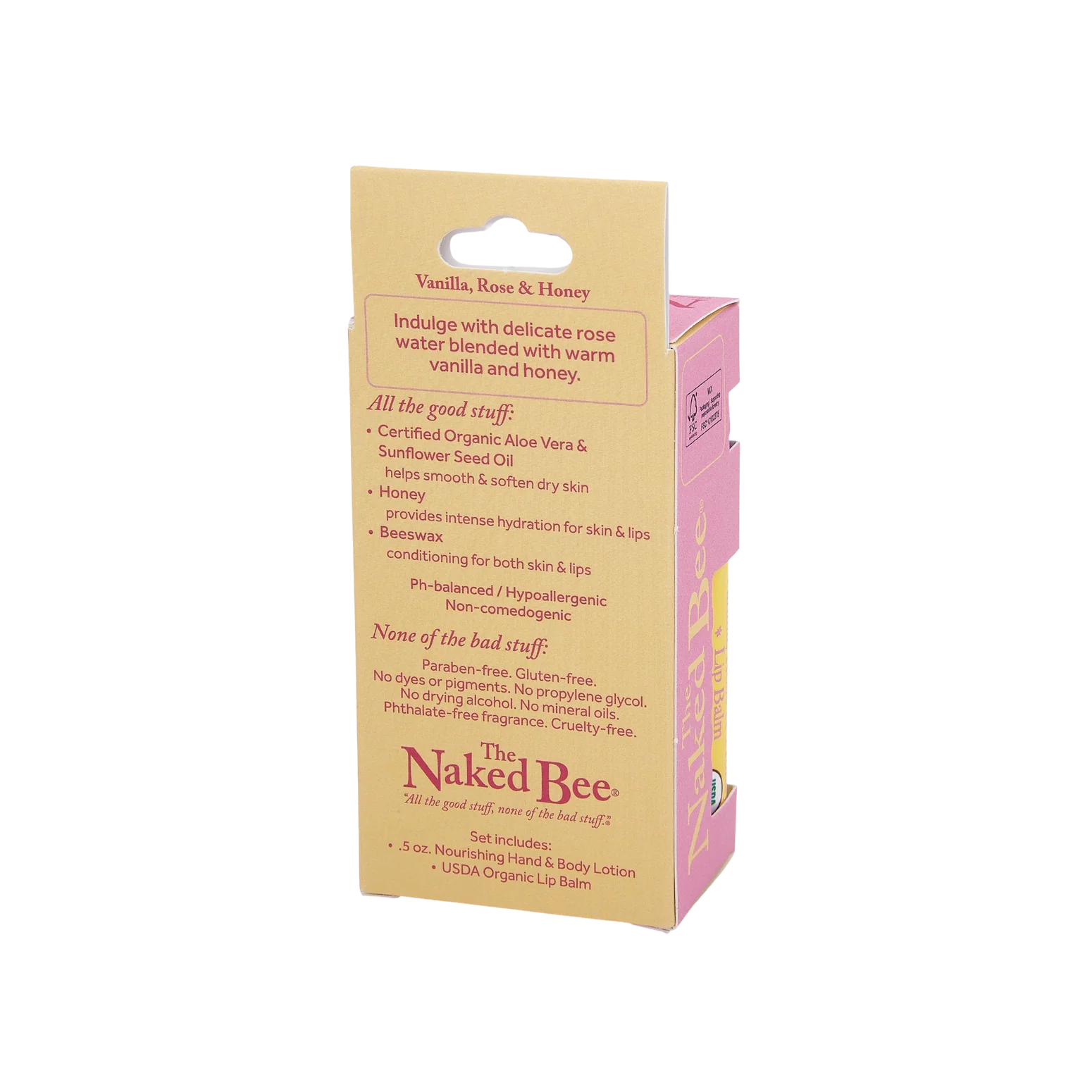 Contemporary Vanilla, Rose & Honey Pocket Pack