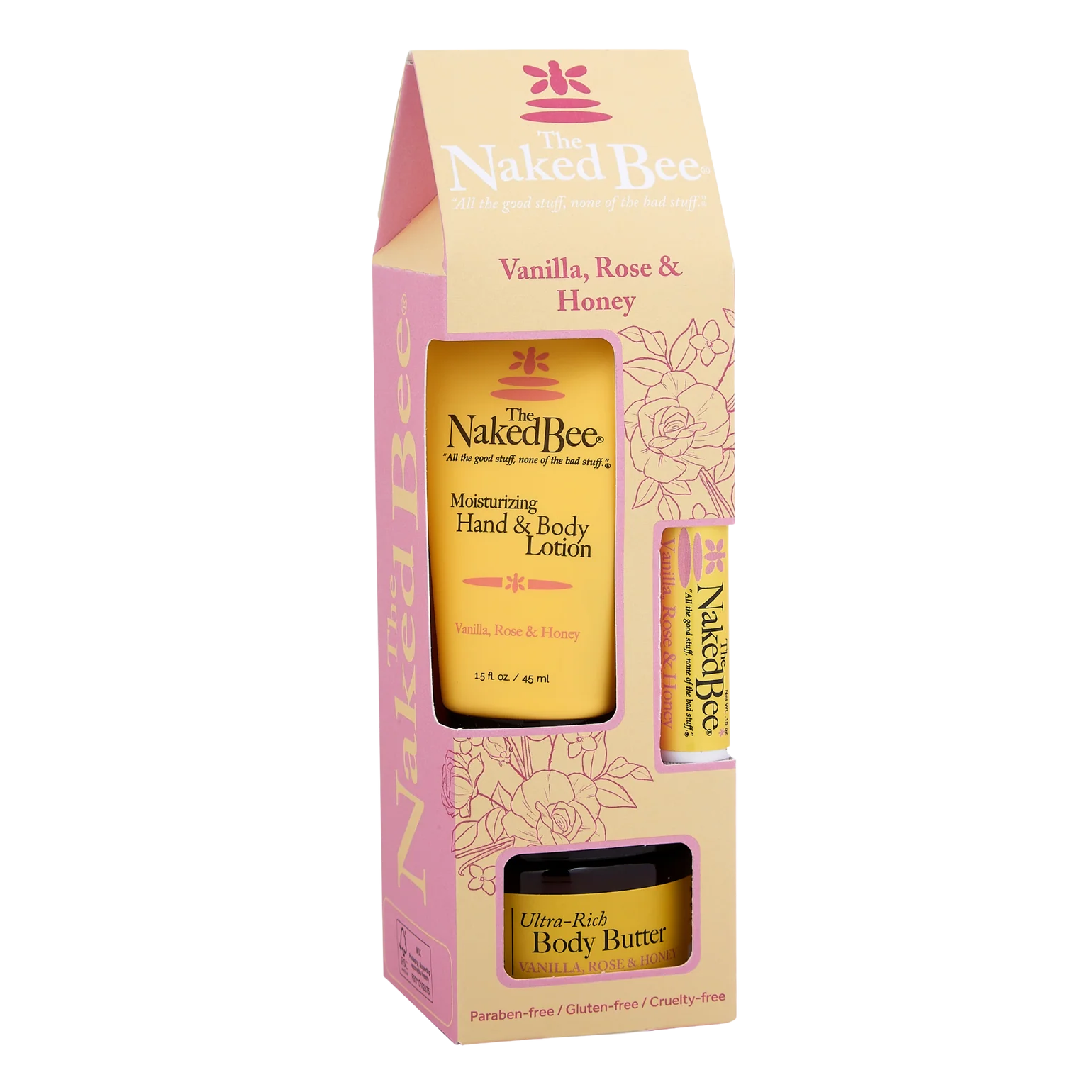 Contemporary Vanilla, Rose & Honey Gift Collection