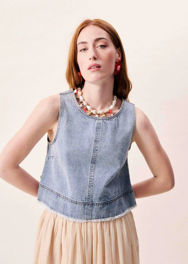 FRNCH Aqualina Top