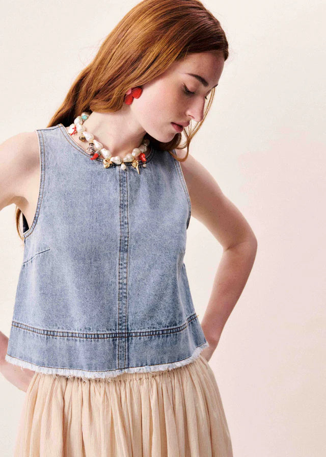 FRNCH Aqualina Top
