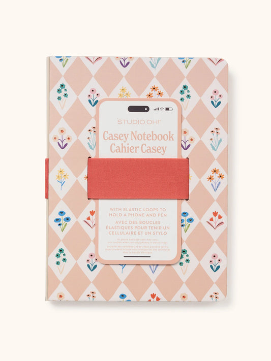Meadow Lane Casey Notebook with Phone Loop