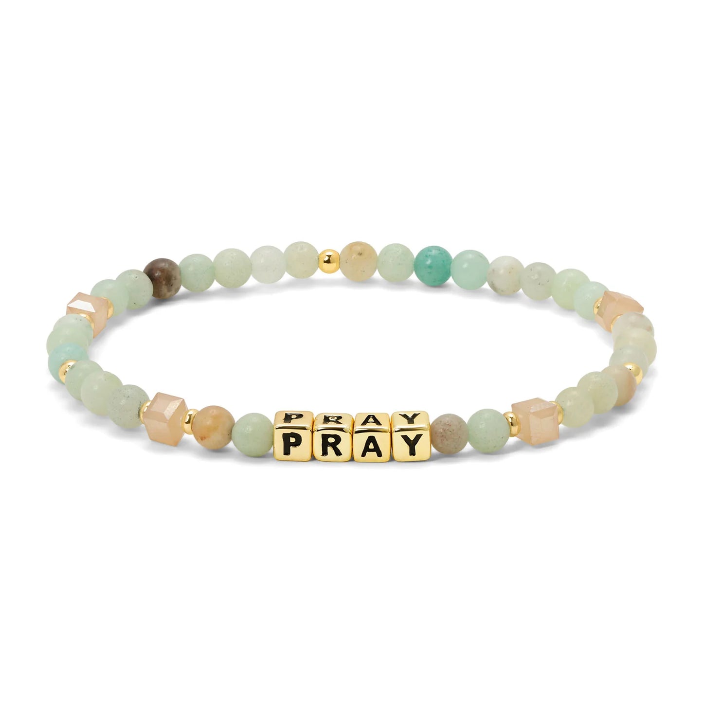 Pray Colorful Words Bracelet