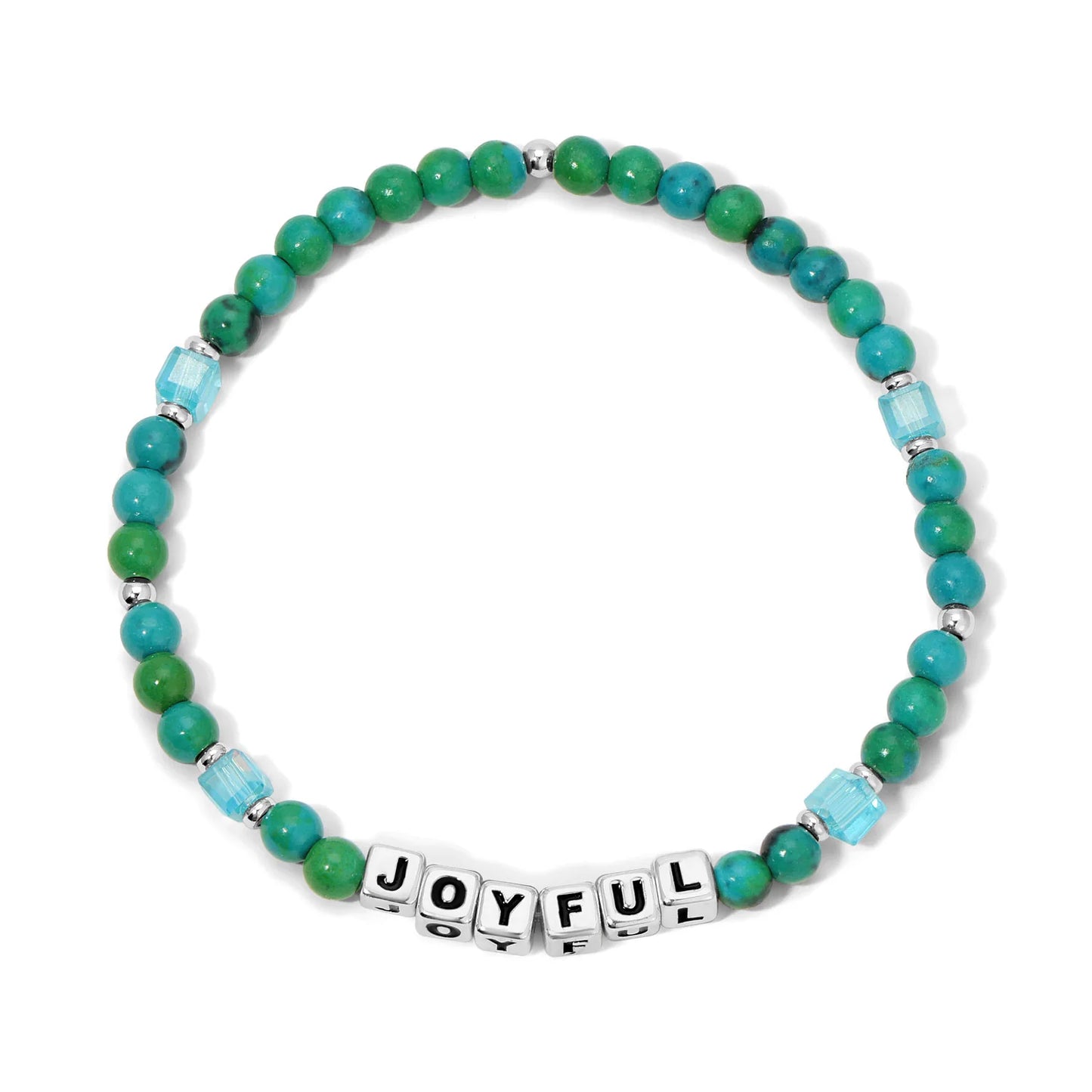 Joyful Colorful Words Bracelet