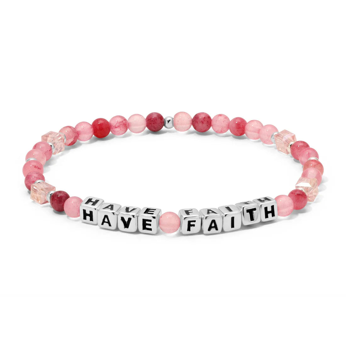 Have Faith Colorful Words Bracelet