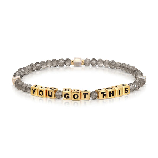 You Got This Colorful Words Bracelet