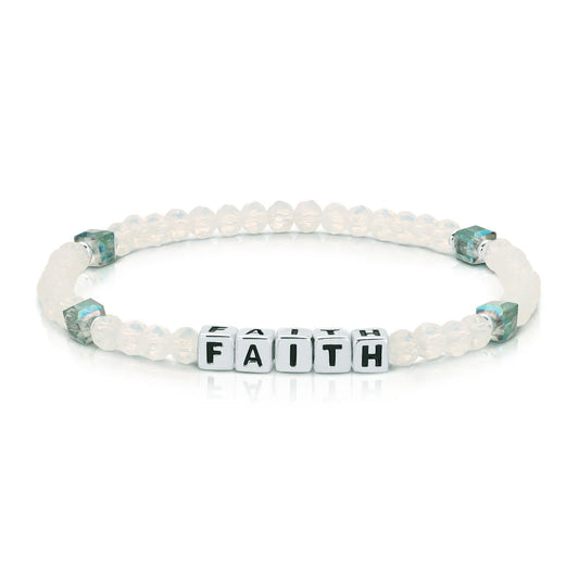 Inspirational Colorful Words Bracelet - Faith