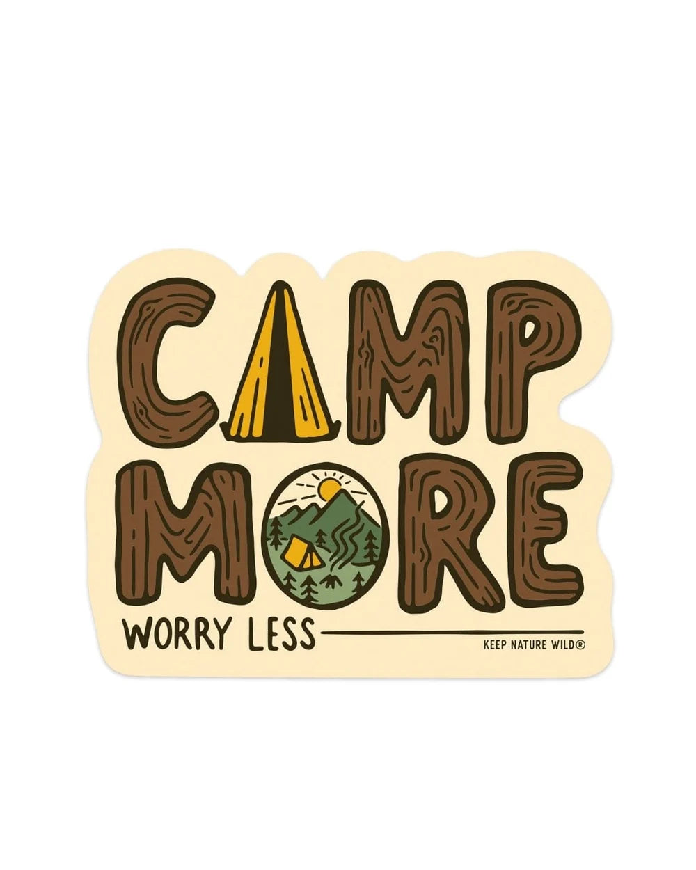 Camp More Sticker