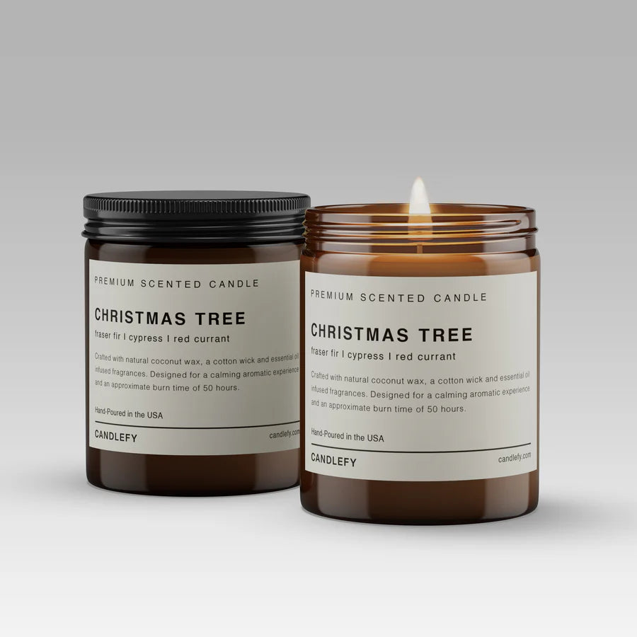 Scented Christmas Candle: Christmas Tree