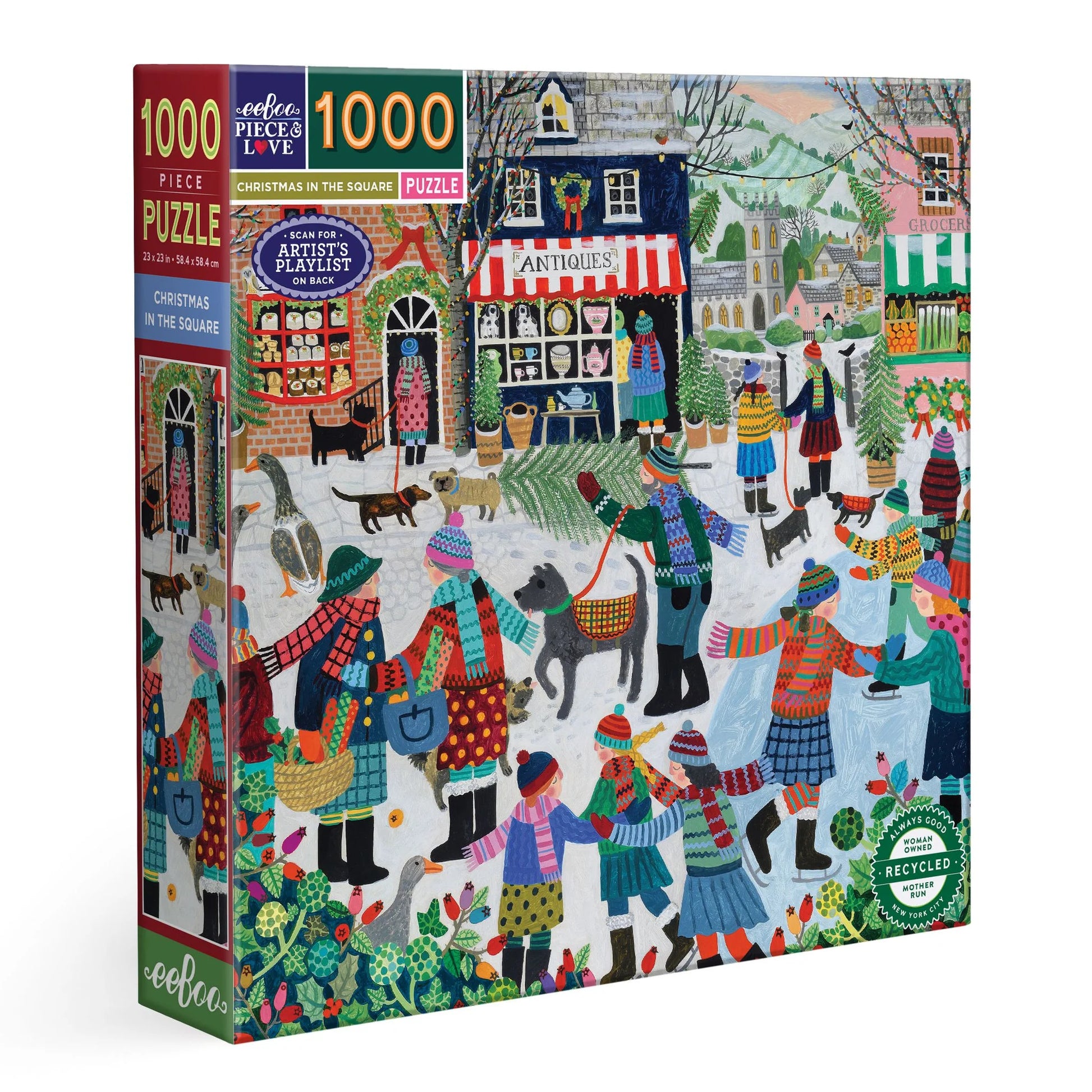 Christmas in the Square 1000 Piece Puzzle
