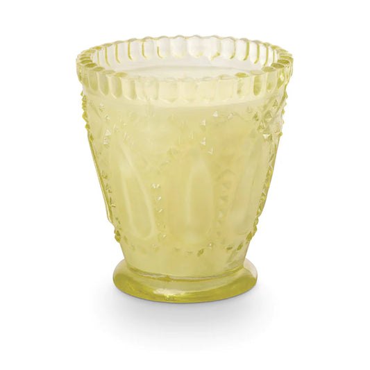 Citrus Grove Pressed Glass Candle