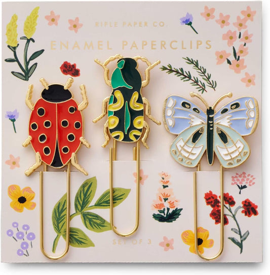 Curio Enamel Paper Clip Set