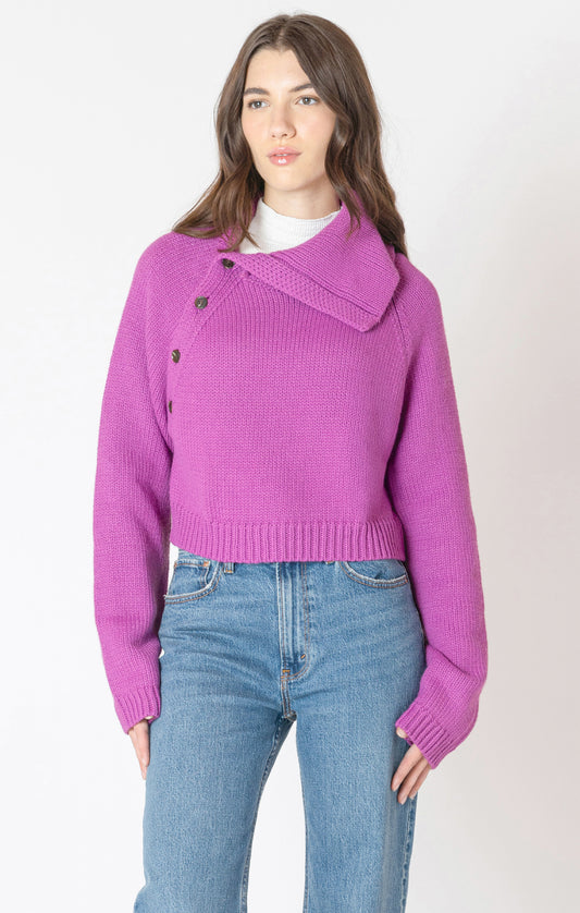 Dex Asymmetric Neckline Sweater