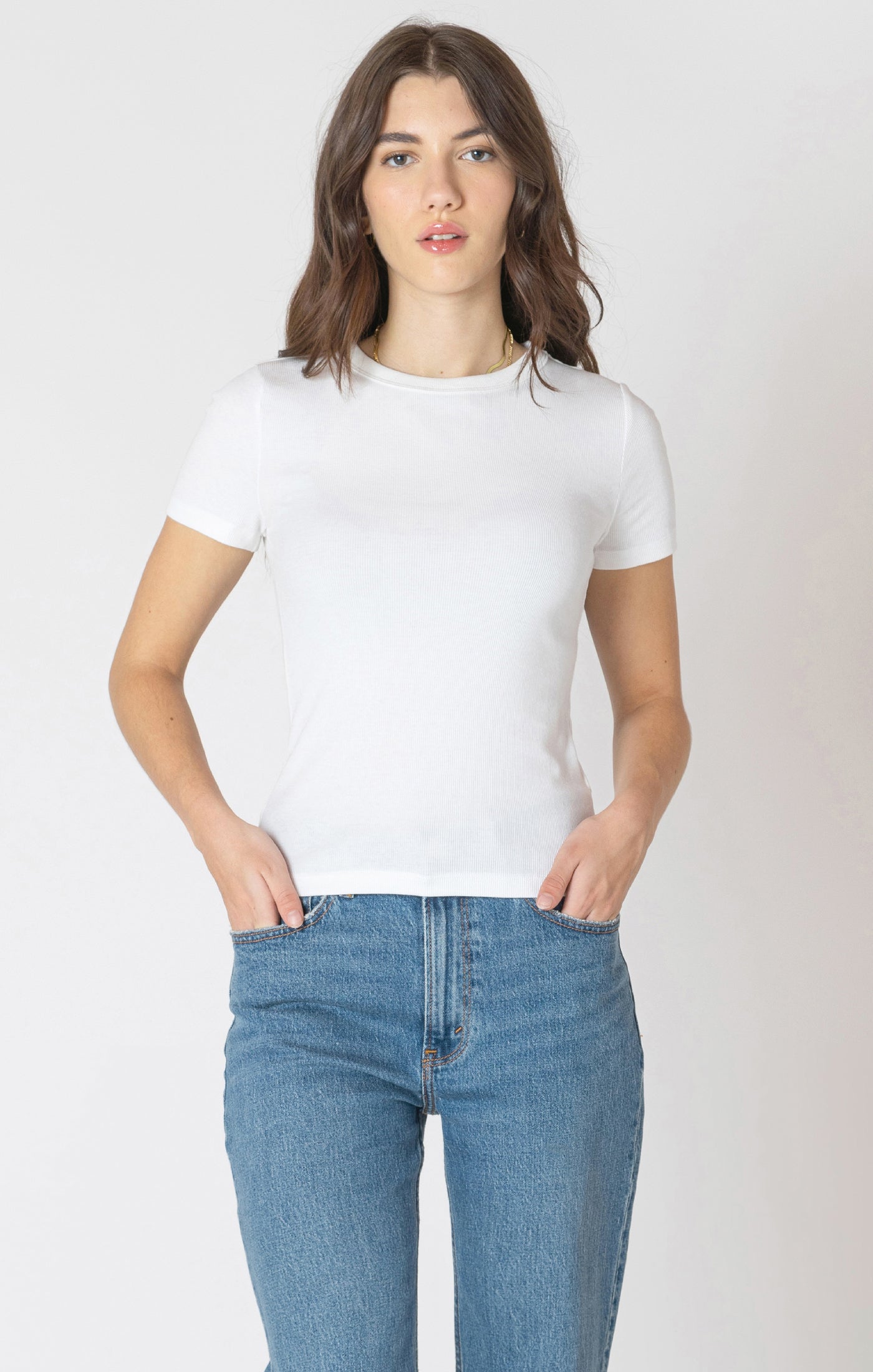 Dex Basic Ribbed Tee