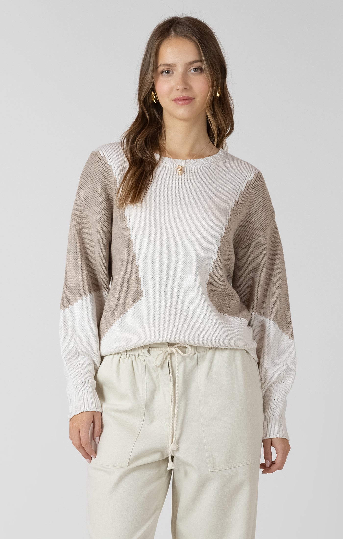 Dex Colorblock Crewneck Sweater