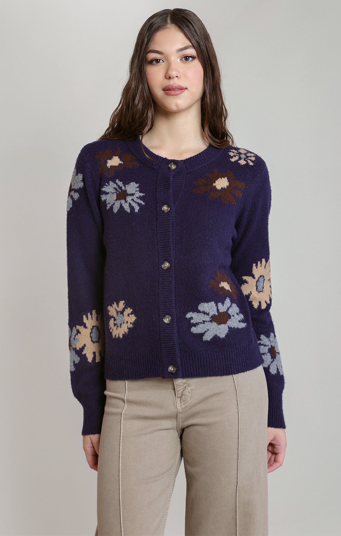 Dex Floral Soft Cardigan