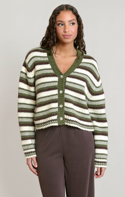 Dex Striped Cardigan