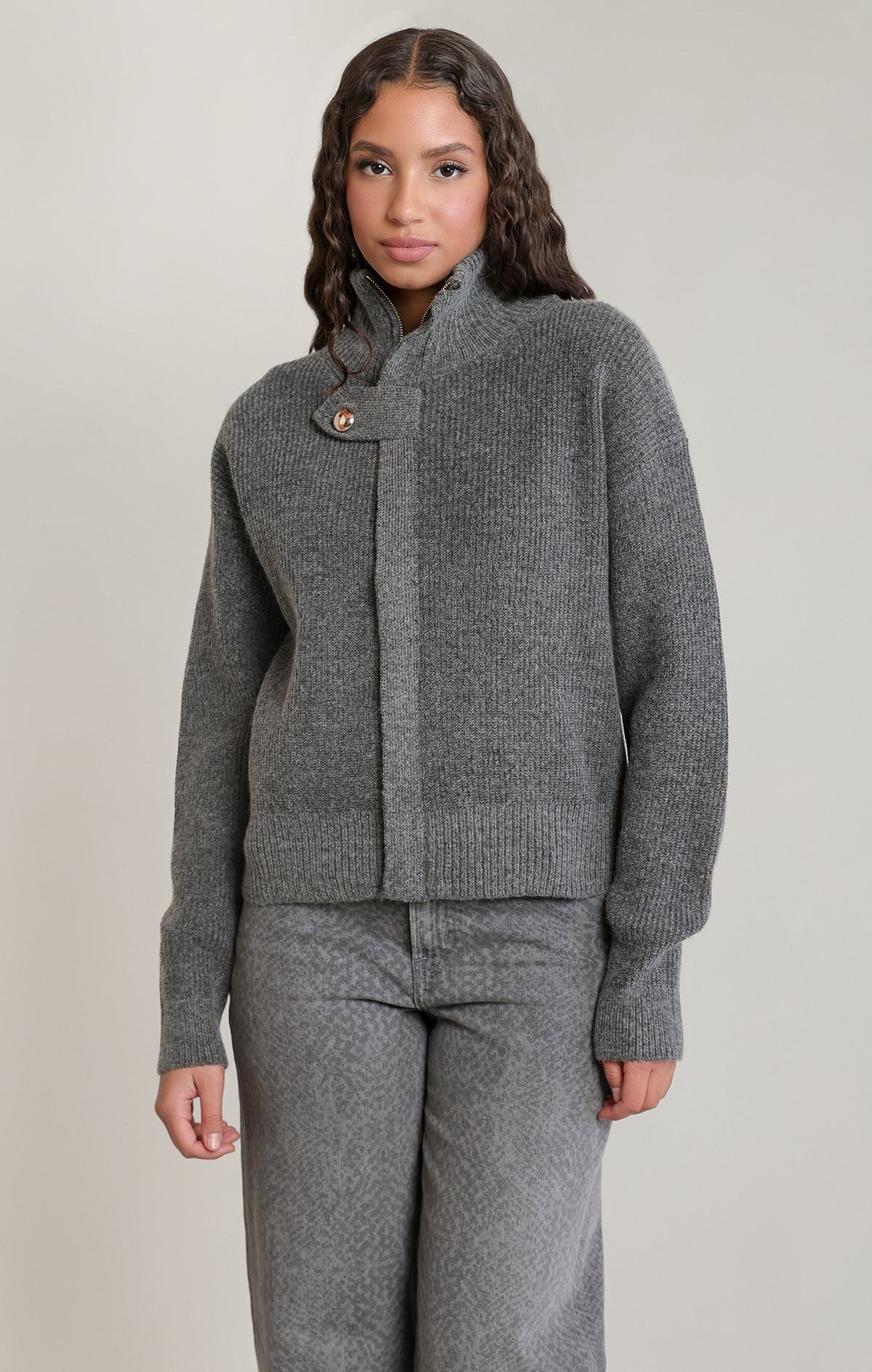 Dex Zip-Up Cardigan