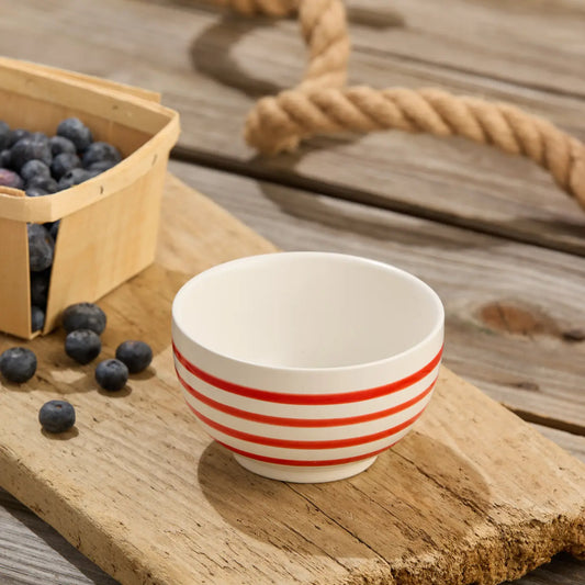 Dockside Red Ice Cream Bowl