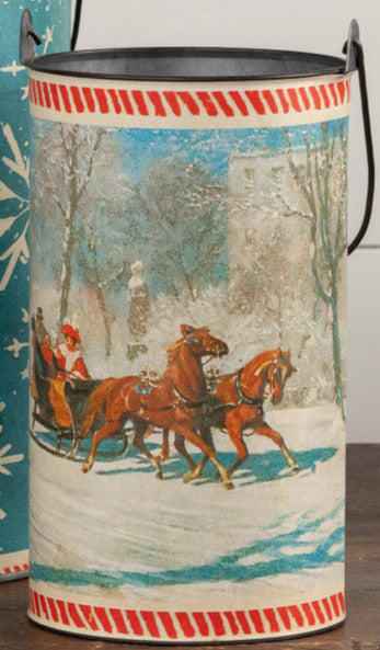 First Snowfall Metal Buckets