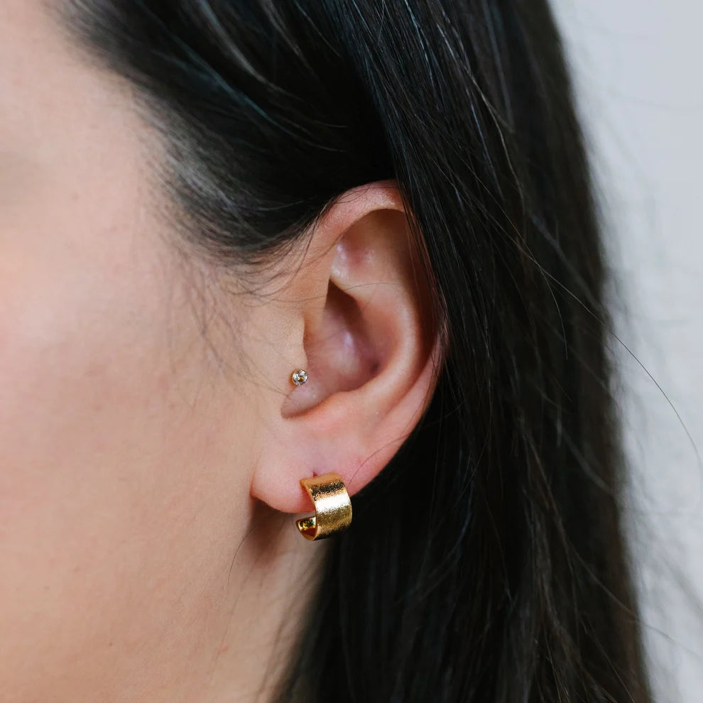 Athena Designs Curved Hoop Earrings