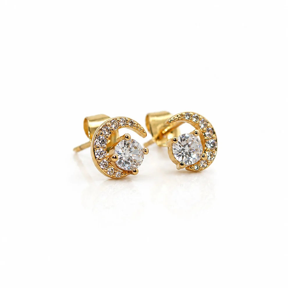 Athena Designs Moonlit Star Studs