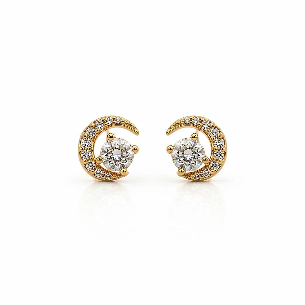 Athena Designs Moonlit Star Studs